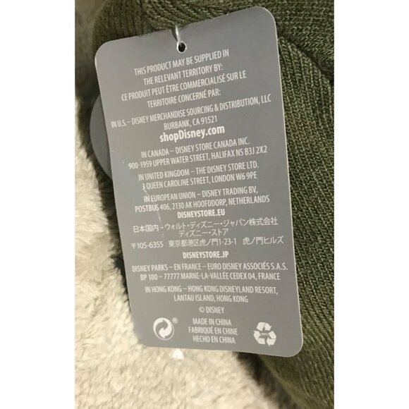 Star Wars The Child Grogu Beanie Hat Olive Green One Size L/XL Disney Parks - Picture 11 of 12